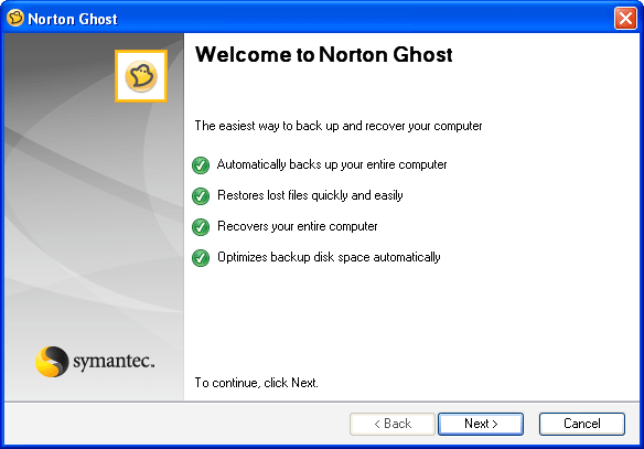 norton ghost software